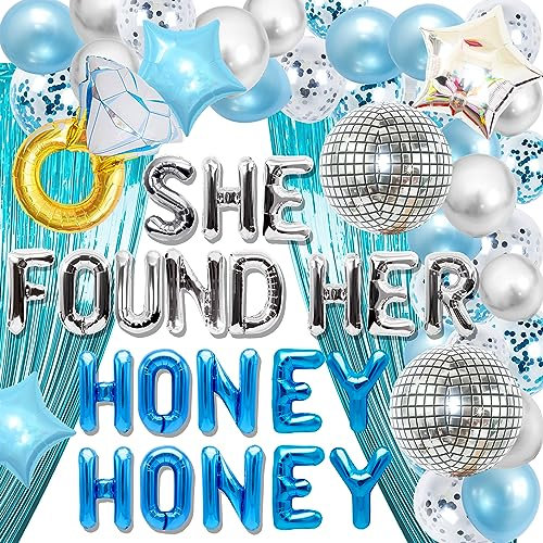 JeVenis She Found Her Honey Bridal Shower Honey Balloons Mamma Mia Bachelorette Party Balloons Last Disco Dancing Queens