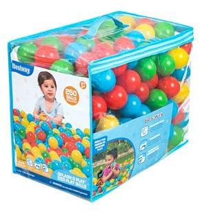 250 balles Splash & Play™ diamètre 5,85 cm, 4 couleurs assorties