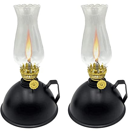 Classic Oil Lamp Glass Kerosene Lamp Interior Oil Lamps Tin Oil Cans with Handles Kerosene Lantern Home Kerosene Lantern Oil Lantern Portable