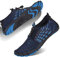 Herren Damen Badeschuhe Strandschuhe Wasserschuhe Schwimmschuhe Aquaschuhe Sommer Surfschuhe Barfußschuhe Schnelltrocknend(Blau,41 EU)