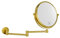 Nicesail Kosmetikspiegel mit Vergrößerung Wandmontage Antiker Gold Schminkspiegel 7x/1x Wand Vergrößerungsspiegel für Bad Doppelseitiger Spiegel,Durchmesser 20cm