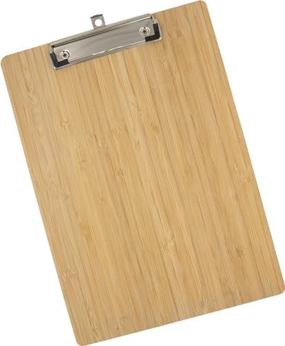 WEDO® Porte-bloc DIN A4 en bambou - Porte-bloc en bois - Marron