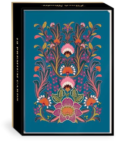 Punch Studio Renaissance 52828 Notizkarten, Blau