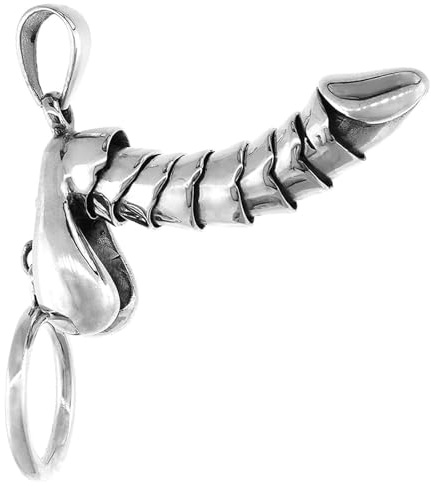 ZZTAE Lustiger erigierbarer Penis-Anhänger, kreative Stielform, sexy Halskette, personalisierte kreative Sex-Anhänger-Halskette, Männer, Teenager, Mädchen, Stand-Up-Anhänger, Ornament, Geschenk