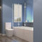 Ansobea Duschwand für Badewanne, 120x140cm 3-Teilig Faltbar Duschwand Badewanne,6mm ESG Sicherheitsglas,Badewannen Duschwand Silber Transparent,Glas Badewannenwand mit Badewannenaufsatz