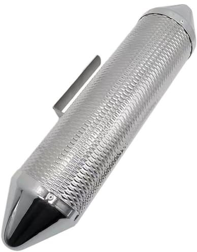 Muteitt Shaker Guiro en Métal avec Grattoir, Tambour De Sable, Percussion, Instrument De Musique À Main, pour Groupes De Jazz Spectacles en Direct