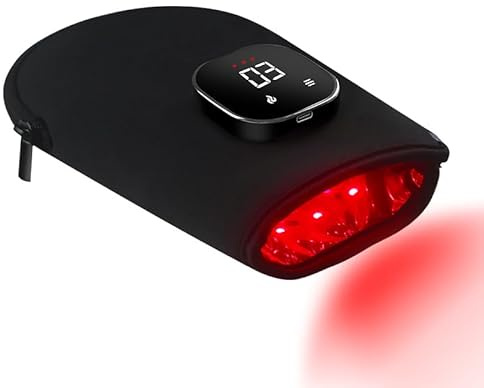80 LED Rotlicht Infrarot Therapie Handschuh – Schmerzlinderung für Hand & Gelenke, Durchblutungsförderung, Entspannung & Erholung