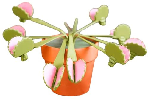 Gihioue Clip per snack per borse, clip per snack in vaso stampate in 3D, gadget ermetico da cucina, strumento divertente per sigillare la casa e la sala da pranzo