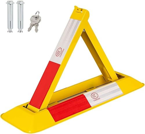 Barriera di parcheggio pieghevole, Blocco di parcheggio bloccabile manuale della serratura di parcheggio con le chiavi, Blocco di parcheggio privato per i centri commerciali, hotel, ufficio, aeroporti