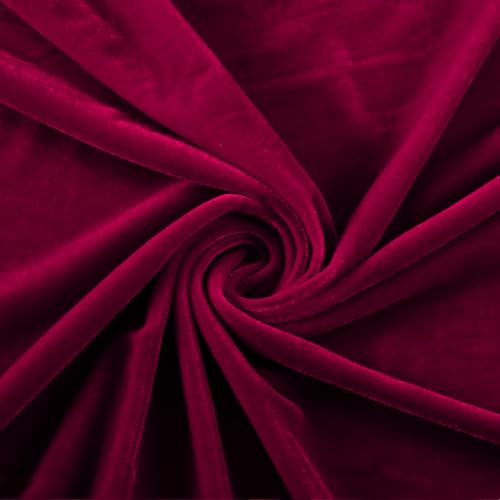 Pannesamt Stoff, Samtstoff Meterware Glänzender Stretch Samt, 155-160 cm Breit, Länge 2M, für Vorhänge Gardinen Bühne Kostüm Kleid Bekleidung Tischdecke Dekostoff (Gebrannte Siena)