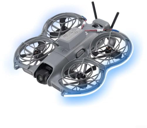 LED-Lichtstreifen für DJI Neo 2 Drohne, Wasserdichtes Silikon mit Rot/Grün/Blau LEDs, Antikollisionslampe für Nachtflug Sicherheit, Einfache Montage Drohne Zubehör (Blue)