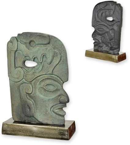 aubaho Skulptur aus Aluminium Hacha Replikat Retro Design Dekoration