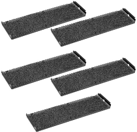SEWACC Optische Laufwerke 15cm aus Legierung und Schwamm, 5 Stück | Schwarzes Lüftungsgitter mit Wabenmuster, Schnelle Montage, Passend für Desktop Tower Bucht und PC Tower