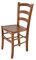 t m c s Tommychairs - Stuhl Venice für Küche und Esszimmer, robuste Struktur aus lackiertem Buchenholz im Farbton helles Nussbraun und Sitzfläche aus Holz