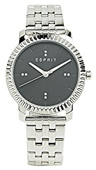 ESPRIT ES1L185M0055 Menlo Silver Black Uhr Damen-Uhr Edelstahl Silber