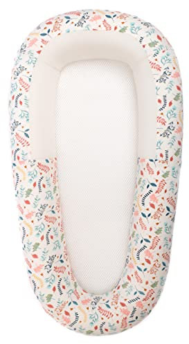 PurFlo Sleep Tight Babybett | Sicher für den Schlaf über Nacht | Vollständig atmungsaktive Babynest-Alternative | Neugeborene Essentials | 0-8 m Botanical
