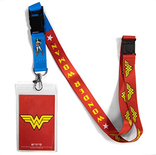Ata-Boy DC Comics Wonder Woman Reversible Lanyard with Breakaway Clip and ID Holder…