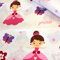 11,99€/m Princess Prinzessin Schmetterling 100% Baumwolle Baumwollstoff Kinder Meterware Handwerken Nähen Stoff