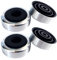 GeKLok Speaker Feet Pad 4pcs HIFI Player Audio Non Slip Home Amplifier Turntable 30x11mm Accessories Shock Absorption Damping Isolation Durable Cabinet(Silver)