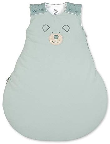 Sterntaler Baby-Schlafsack, Bär Ben, Reißverschluss und Knöpfe, Größe: 62/68