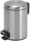 Gedy G-Potty Poubelle de salle de bain en acier inoxydable et polypropylène avec fermeture amortie, 3 l, dimensions : 25,1 x 17,4 x 22,6 cm, panier de salle de bain amovible, design R&D