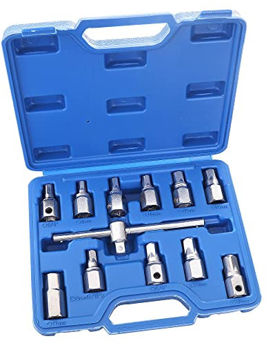 TC TECHNIC Coffret de Douille de vidange Kit de clés Outil pour Huile de Voiture 3/8
