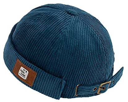 YAMEE Cap Herren Hut Damen Docker-Cap Unisex Docker Mütze Hafenmütze Seemannsmütze Herrenhut Bikercap Hat Wandermütze Seemannskappe（Kappenumfang：56-58cm）