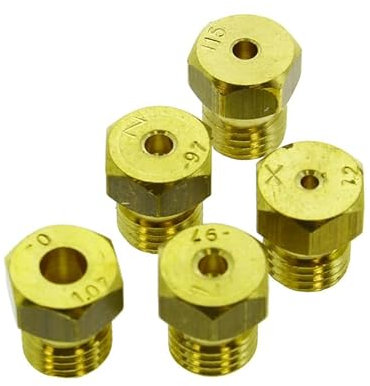 Kit injecteurs gaz naturel 900406 pour Cuisinière FAR, FORTEX, HARROW, HIGHONE, LINETECH, PROLINE, SELECLINE, SOGELUX, TECHNICAL, TECHWOOD, TELEFUNKEN, VALBERG, WESTWOOD
