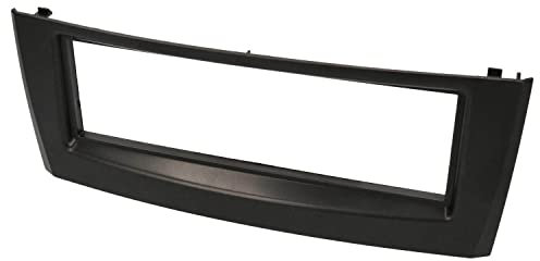 Audioproject A375 - Mascherina Autoradio 1 DIN Compatibile con Fiat Grande Punto Typ 199 Bj. 2005-2009 Linea 2007-2012 Cornice Autoradio Mascherina Telaio Adattatore Nera