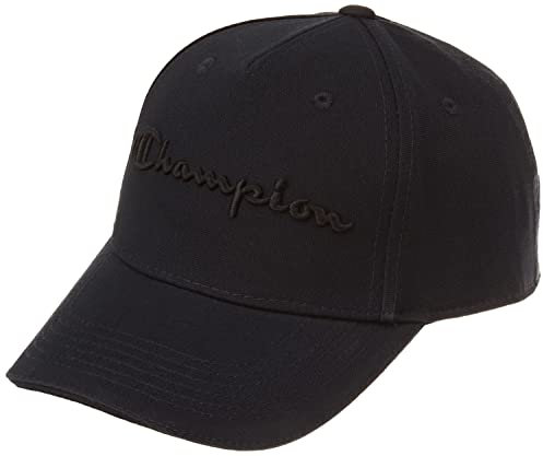 Champion Unisex Lifestyle Caps-800721 Baseballkappe, Schwarz (Kk001), One Size