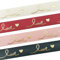 Gors Individuell bedrucktes Satinband, persönliche Namen, 10 mm breit, 45 m lang, perfekt für Geburtstage, Hochzeiten, besondere Anlässe, Rot, Rosa, Schwarz, Satin/Seidenmischung, moderner Stil