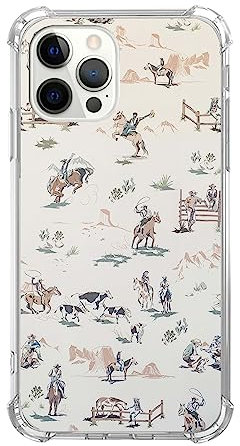Hagkou Wild West Adventure Hülle Kompatibel mit iPhone 14 Pro, West Cowboy Desert Scenery Cover für iPhone 14 Pro, Cool Cute TPU Bumper Handyhülle Cover für iPhone 14 Pro