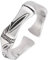 KONFEN Ring Verstellbar Silber Herren, Fidget Ring Blatt Ringe Offen Verstellbare Men, Zeigefinger Ringe Fußringe Zweifingerring Vintage Retro Modeschmuck für Männer Herr Man Frauen Unisex