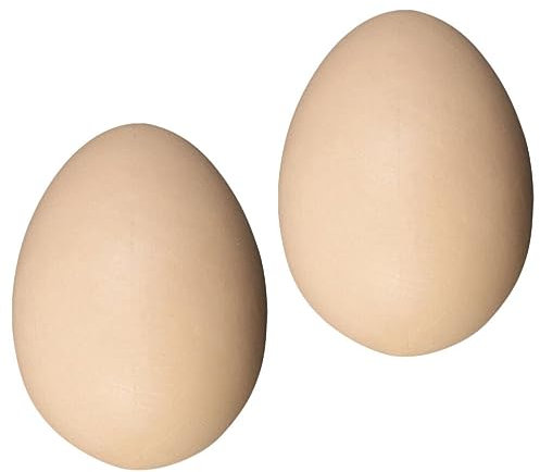 IMIKEYA 2st Nachgeahmte Eier Simulierte Eier Künstliche Eier Echt Aussehende Eier Gefälschte Vogeleier DIY-Ostereier Realistisches Eimodell Eier Basteln Graffiti Weiß Gefälschtes Essen PVC