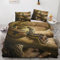 VARAGO Schlange Bettwäsche 155x220-3D Bettbezug 3er Set mit 2 Kissenbezüge 80x80 cm, Weich & Warme & Angenehm Mikrofaser Bettwäsche-Sets mit Reißverschluss