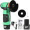 Vislone 12V Cordless Angle Grinder Tool Kit Portable Lithium Electric Angle Grinder 19500rpm Mini Rechargeable Power Cutter with 2pcs Batteries 2pcs Grinding Discs for Grinding Polishing