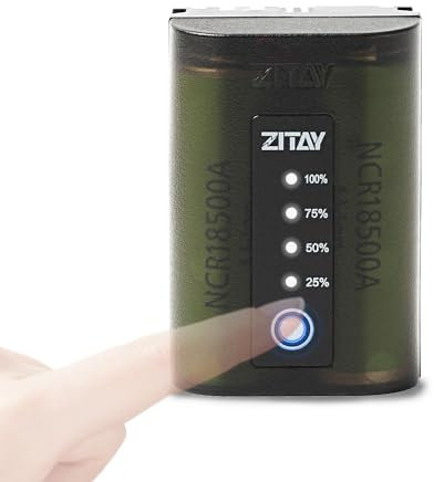 ZITAY LP-E6NH Battery 2040mAh LP-E6 Replacement Battery for Canon 5D Mark II III IV 5DS R 6D Mark II 7D Mark II EOS-R R5 R6 60D 70D 80D 90D