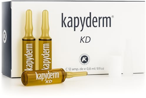 KAPYDERM Ampollas KD Anticaída 12 uds para pieles sensibles que fortalecen el folículo y activan la microcirculación para mejorar la densidad en caída difusa o estacional aptas para hombre y mujer