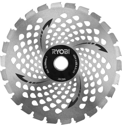 RYOBI Sägeblatt mit 26 Zähnen Ø 25 cm (Wird mit dem RAC168 verwendet) für Motorsensen auf Akku RY18BCX26A & RY36BCX30A - RAC167