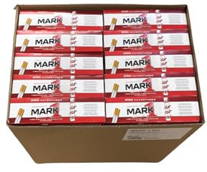 10.000 Mark.1 Zigarettenhülsen (50x200)(Filterhülsen, Hülsen) zum Stopfen von Zigaretten