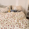 AShanlan Bettwäsche 135x200 Mädchen Rot Herzen Kinderbettwäsche Set Weiß mit Roten Herzchen Microfaser Kinder Teenager Bettbezug und Kissenbezug 80x80 cm mit Reißverschluss