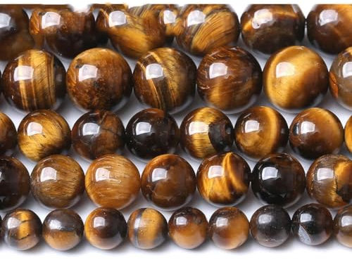 AAAA Natürliche gelbe Tigerauge-Perlen, runde, lose Abstandsperlen zur Schmuckherstellung, DIY-Armbandzubehör, 4/6/8/10/12 mm, 15 Zoll, Gelbes Tigerauge, 18 mm, 20 Stück Perlen