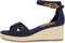 Tommy Hilfiger Flag Criss-Cros Mid Wedge Espad Fw0Fw08481, Espadrillas Zeppa, Donna, Blu (Space Blue), 39 EU