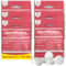 Denttabs Lot de 6 x 125 comprimés pour brossage des dents au goût fraise - Alternative complète au dentifrice - Avec teneur en fluorure adaptée - Pour enfants - Sans plastique - Sans conservateurs