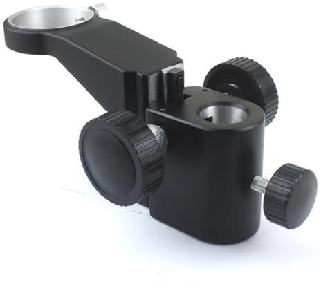 LZHSWM 50mm Durchmesser Einstellbare Stereo Mikroskop Ständer Halter Gelenkarm Halterung Mikroskop Getriebe Zubehör(Adjustable Stand)