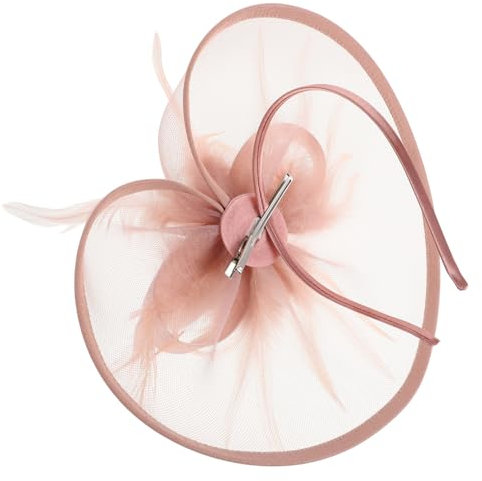 CRILSTYLEO Fascinator-Hut Für Damen Teeparty-hüte Vintage-glockenhut Für Damen Elegante Kopfbedeckung Für