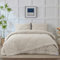 WAVVE Bettdecke 135x200 4 Jahreszeiten 2 teilig - Ganzjahresdecke 135x200cm 300gsm+ Sommerdecke 135 x 200 150gsm＝Winterdecke 450gsm, Steppdecke 200x135 für Vierjahreszeiten/Sommer/Winter,Beige