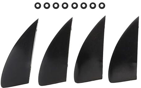 Paddelboard-Flosse, weiche Surfbrett-Flossen – abnehmbares, verstärktes Set, leichte Ausrüstung zum Surfen, Paddeln, Schwimmen, Wasseraktivitäten