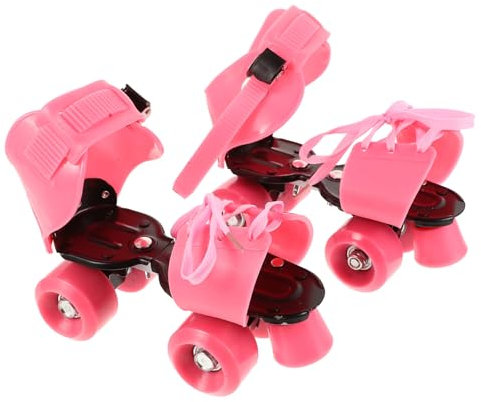 Mikikit Verstellbare Rollschuhe für Kinder Leuchtende Skates für Jungen und Mädchen Bequeme Schlittschuhe Outdoor und Indoor Aktivitäten für Fitness und Spaß