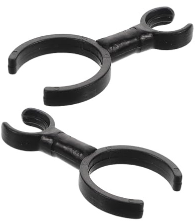 BESPORTBLE 2stücke Mikrofon Clip Halter für Flöten Holzblasinstrumente Aufnahmen Live-auftritte Stabiler Befestigungsclip Tragbar Langlebig Geeignet für Querflöte Blockflöte